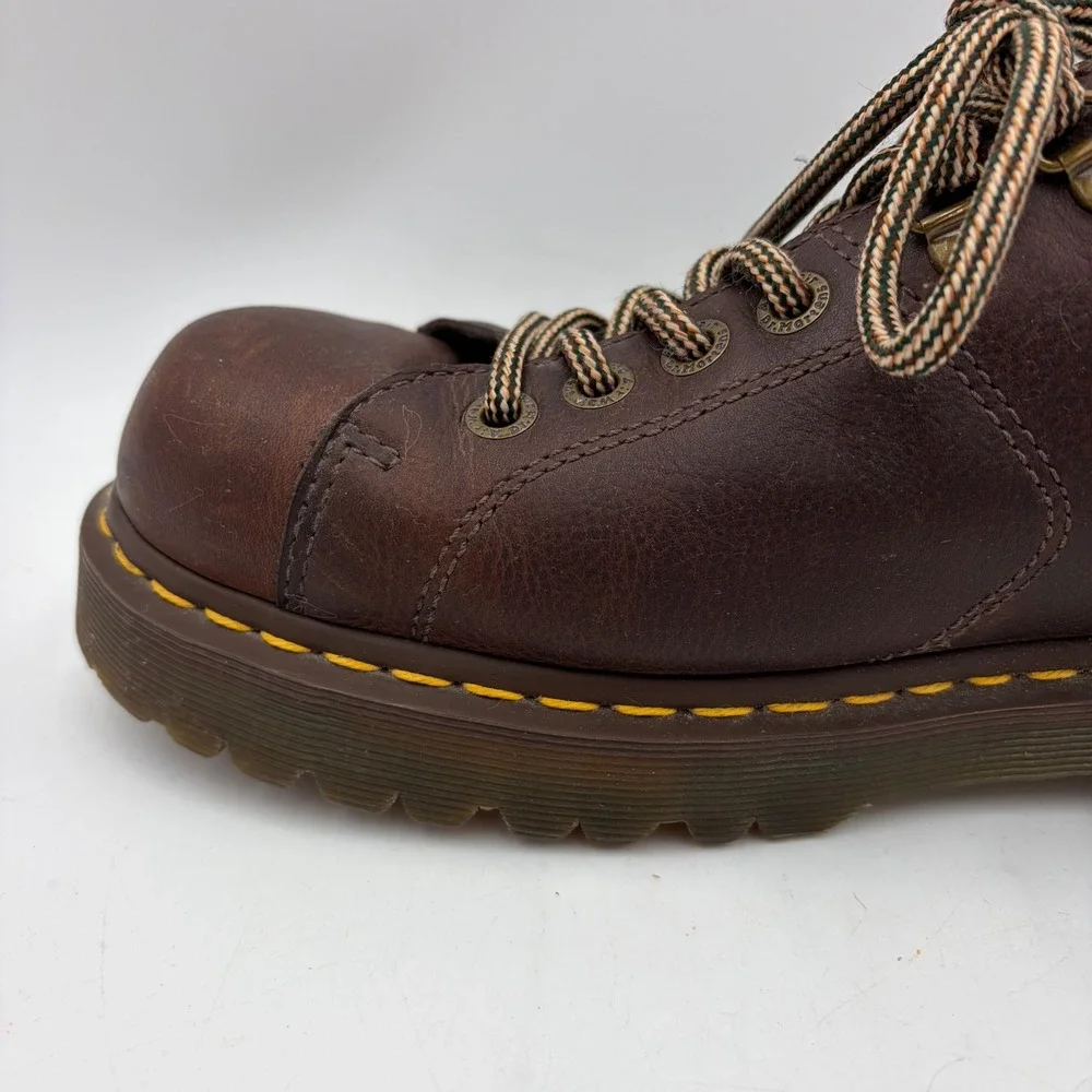 Vintage Dr. Doc Martens Brown Shoes Leather Oxford Y2K 90s Men 12 Lug 10940 Work